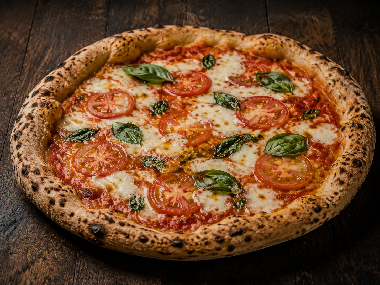 Pizza artesanal Marguerita de Rua
