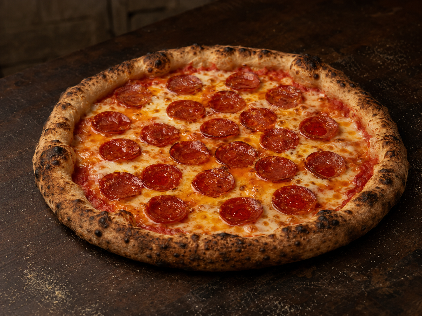 Pizza artesanal Pepperoni de Calçada